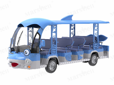 海豚主题造型电动观光车