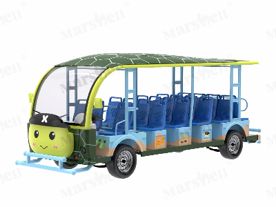 二十三座乌龟主题造型电动观光车
