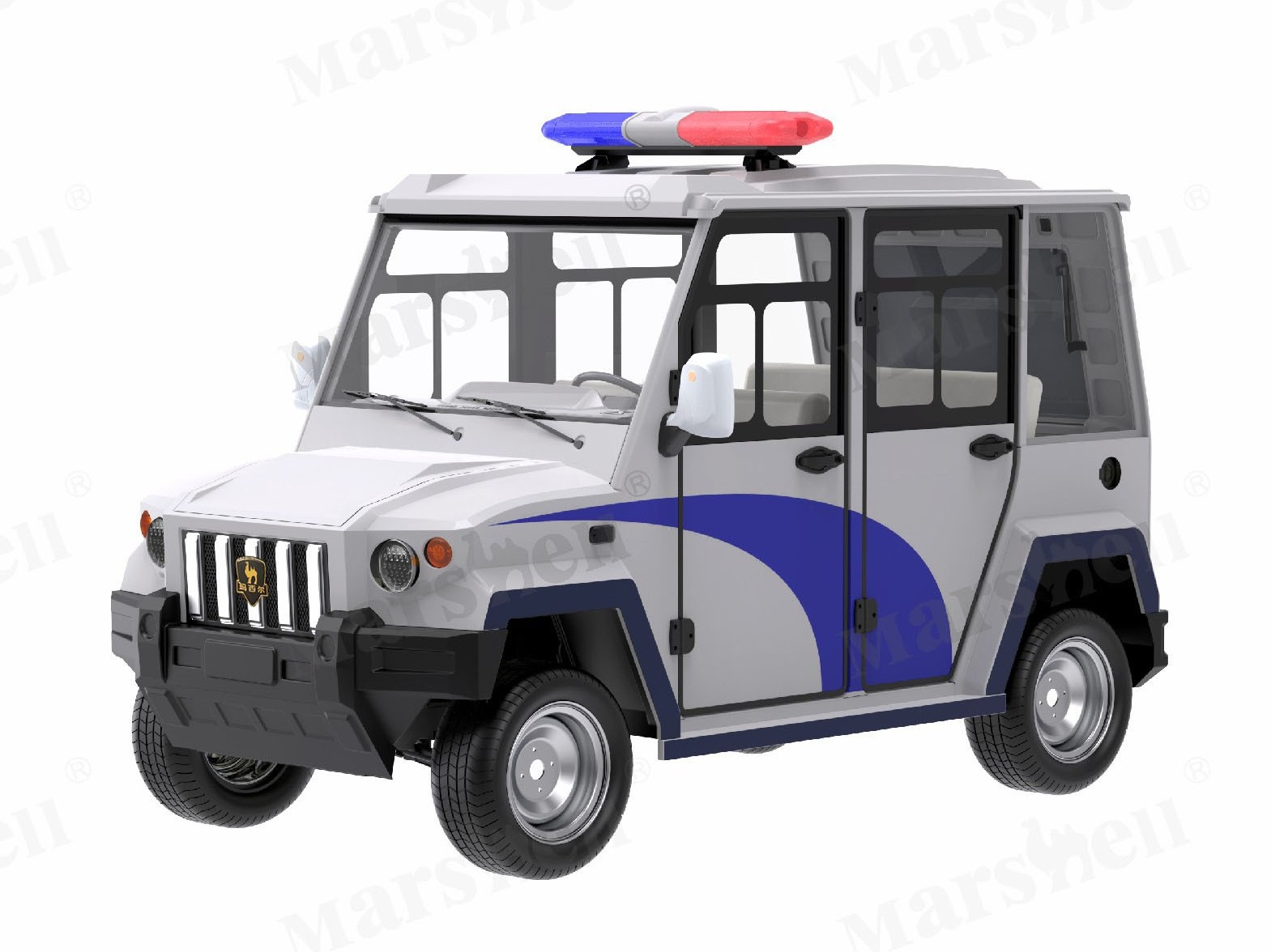 五座封闭电动巡逻车 DP-4A-1H