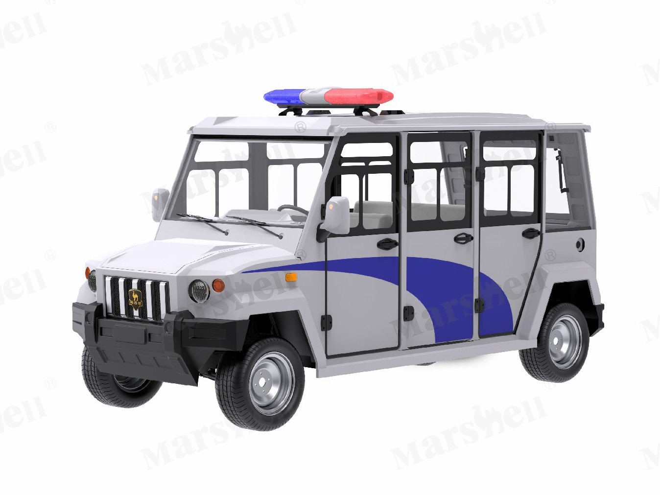 八座封闭电动巡逻车 DP-8A-1F